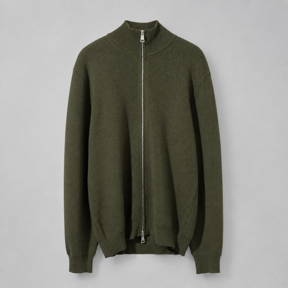 Troy - Men's Stand Collar Zip-Up Cardigan 3