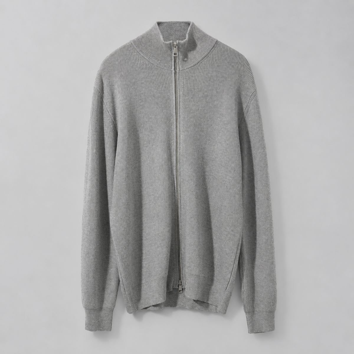 Troy - Men's Stand Collar Zip-Up Cardigan 4