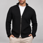 Troy - Men's Stand Collar Zip-Up Cardigan 5