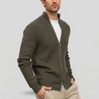 Troy - Men's Stand Collar Zip-Up Cardigan 7
