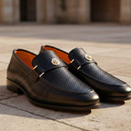 Vincent - Men's Perforated Moc-Toe Classic Dress Shoes