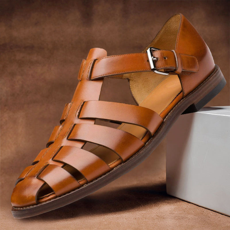 Vincent - Men's Buckle Strap Fisherman Sandals