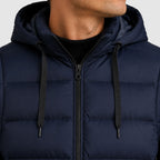 Walker - Men's Hooded Puffer Vest with Zip Pockets