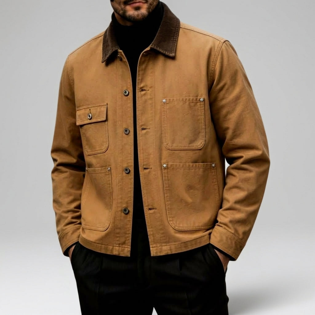 Wilbert - Men's Button-Front Multi-Pocket Workwear Jacket