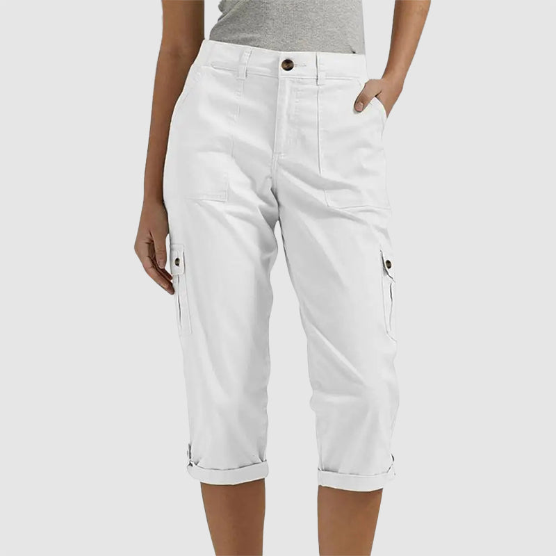 Willa - Women's Everyday Cargo Capri Pants