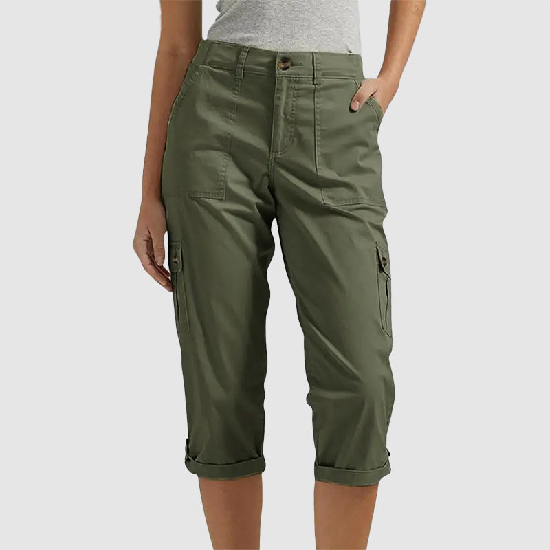 Willa - Women's Everyday Cargo Capri Pants