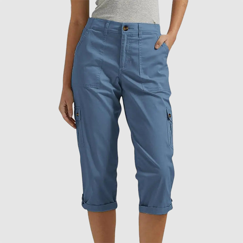 Willa - Women's Everyday Cargo Capri Pants
