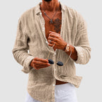 Wyatt - Men's Lightweight Cotton Long Sleeve Shirt