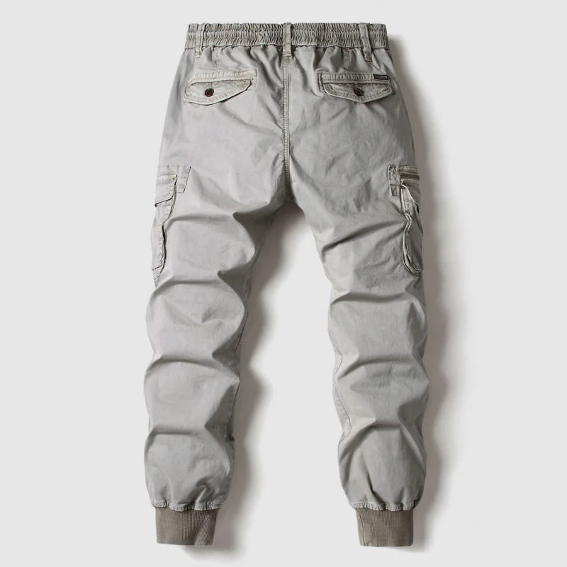 Zandro - Men's Multi-Pocket Cotton Cargo Pants 5