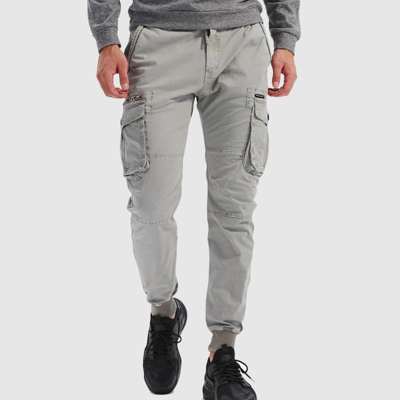 Zandro - Men's Multi-Pocket Cotton Cargo Pants 7