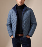Adrian - Men's Quilted Puffer Jacket with Fleece Lining