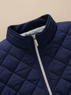 Adrian - Men's Quilted Puffer Jacket with Fleece Lining