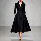 Adriana - Women's Long Sleeve A-Line Evening Dress 1