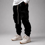 Adrien - Men's Corduroy Cargo Jogger Pants 4