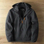 Alessio - Men's Hooded Windbreaker Jacket with Drawstring Adjustment
