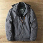 Alessio - Men's Hooded Windbreaker Jacket with Drawstring Adjustment