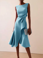 Alexandra - Women's Draped Sleeveless Formal Evening Dress 3