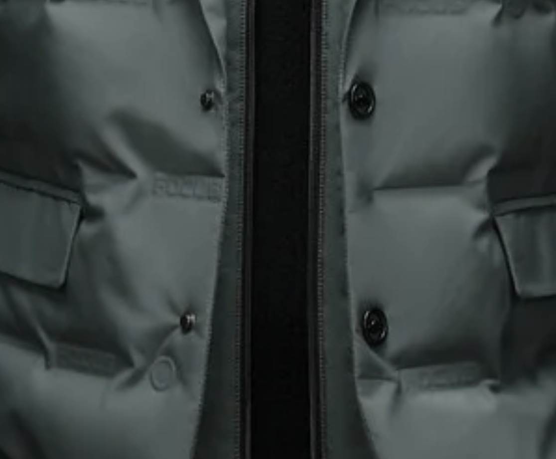 Alistair - Men's Button-Front Quilted Duck Down Blazer