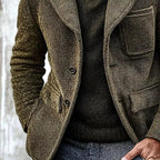Andrew - Men's Textured Utility Collar Jacket 3