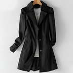 Anne - Women's Double-Breasted Belted Trench Coat 2