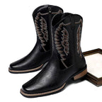 Atreus - Men’s Western Style Mid-Calf Boots 6