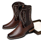 Atreus - Men’s Western Style Mid-Calf Boots 7