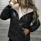 Aviana - Women’s Padded Jacket with Fleece Collar 5