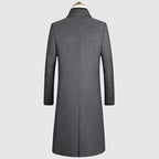Benedict - Men's Wool Overcoat with Notch Lapel