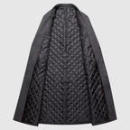 Benedict - Men's Wool Overcoat with Notch Lapel