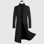 Benedict - Men's Wool Overcoat with Notch Lapel