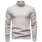 Blake - Men's Ribbed Turtleneck Knit Sweater 1