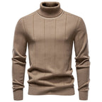 Blake - Men's Ribbed Turtleneck Knit Sweater 2