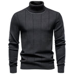 Blake - Men's Ribbed Turtleneck Knit Sweater 5