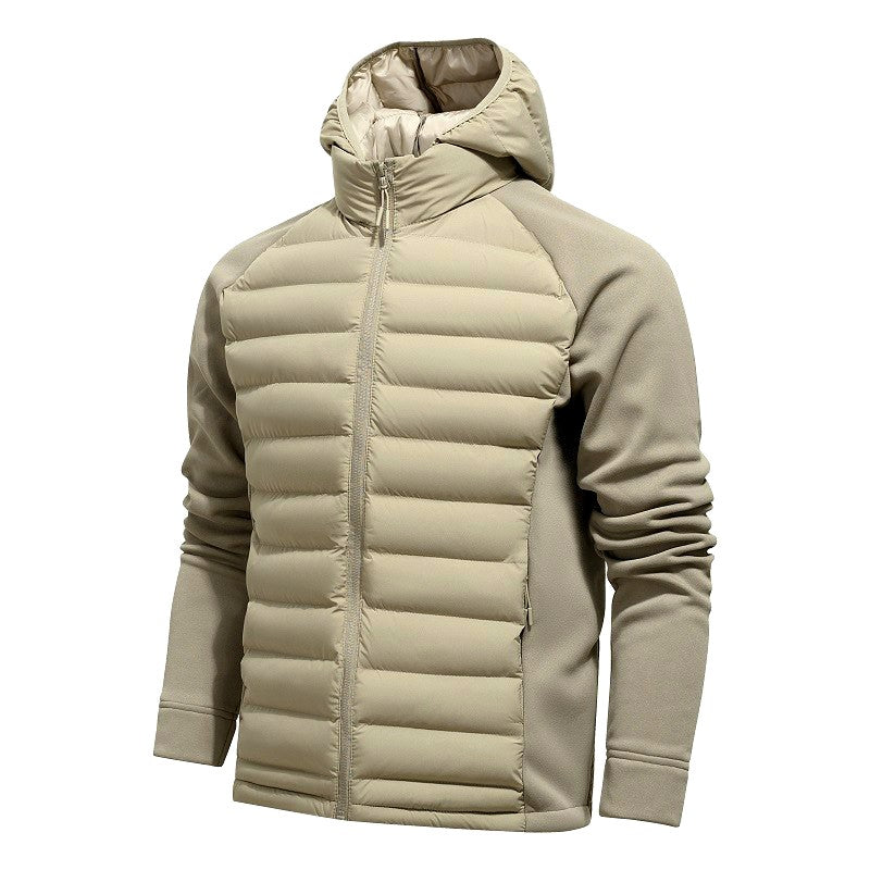 Bradley - Men's Hooded Hybrid Puffer Jacket 1