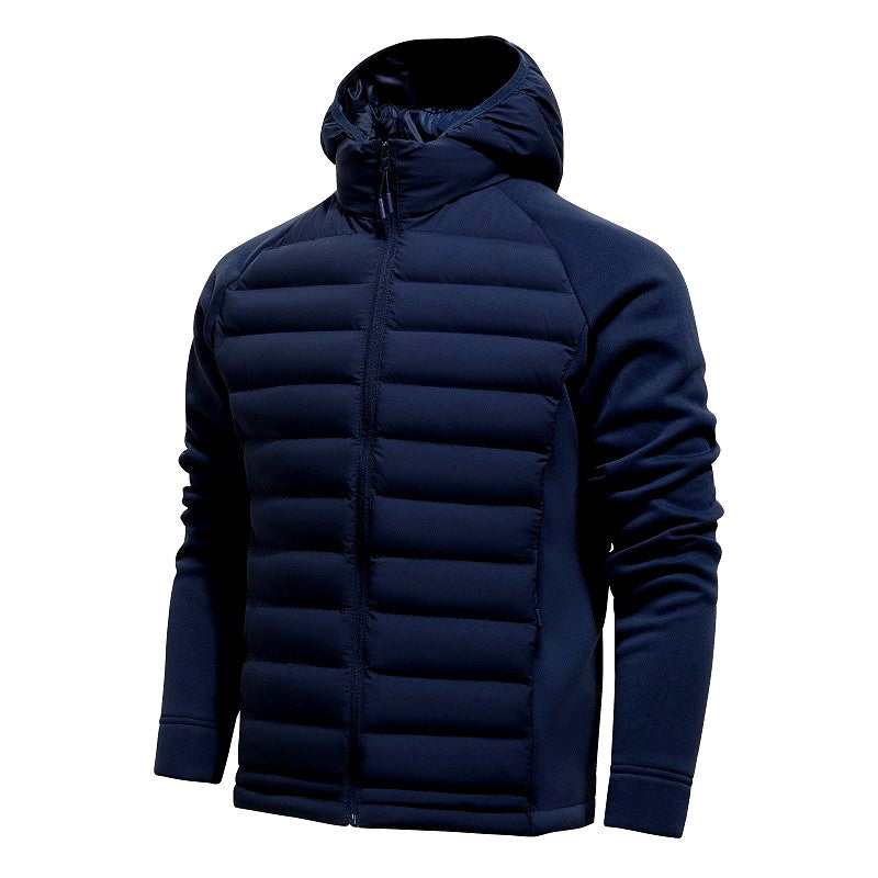 Bradley - Men's Hooded Hybrid Puffer Jacket 3