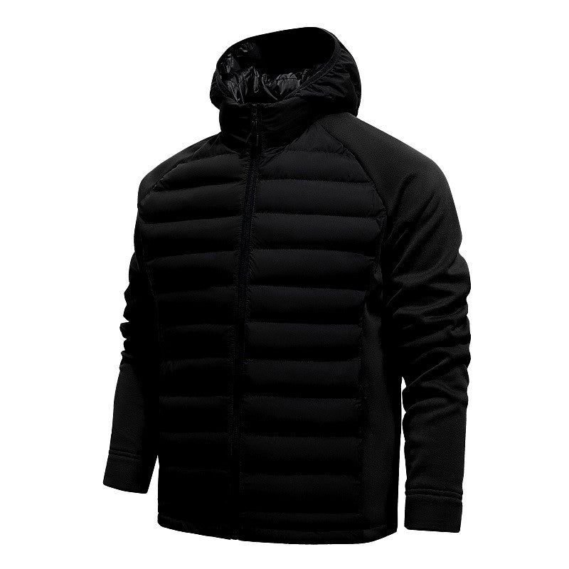 Bradley - Men's Hooded Hybrid Puffer Jacket 4