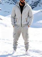 Brendon - Men's Zip-Up Long Sleeve Co-ord Set 1