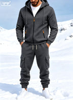 Brendon - Men's Zip-Up Long Sleeve Co-ord Set 2
