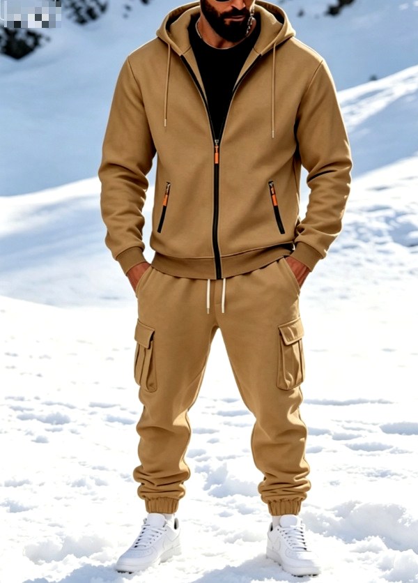 Brendon - Men's Zip-Up Long Sleeve Co-ord Set 3