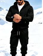 Brendon - Men's Zip-Up Long Sleeve Co-ord Set 4