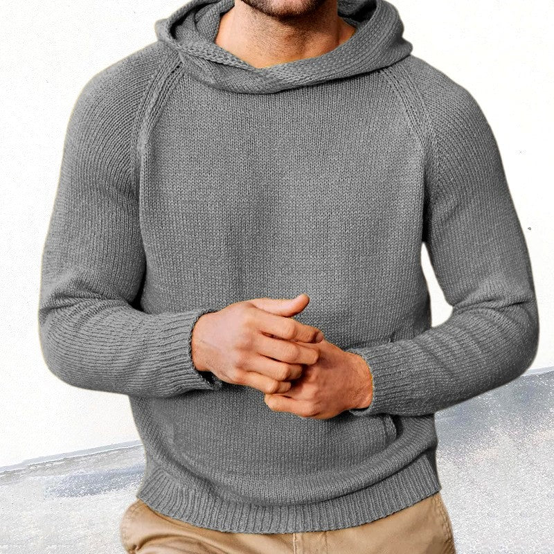 Cain - Men's Hooded Long Sleeve Pullover 1