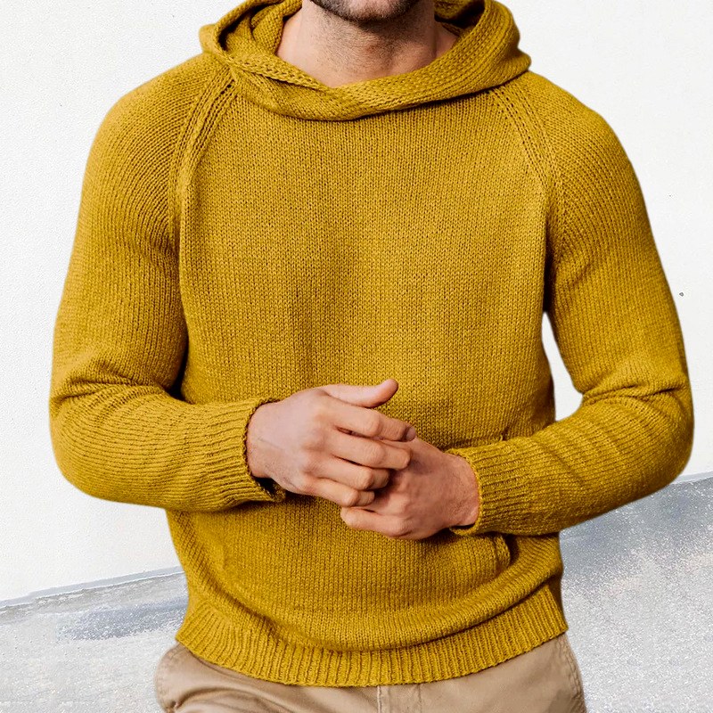Cain - Men's Hooded Long Sleeve Pullover 2