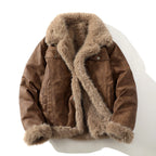 Caleb - Men’s Reversible Snap-Front Jacket with Fur Lining 2