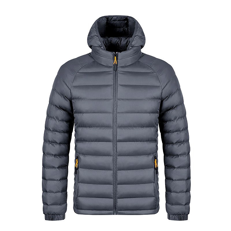 Caleb - Men's Hooded Quilted Puffer Jacket 4