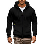 Cameron - Men's Zip-Up Drawstring Hoodie 3