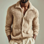 Campbell - Men's Brushed Knit Collared Cardigan 1