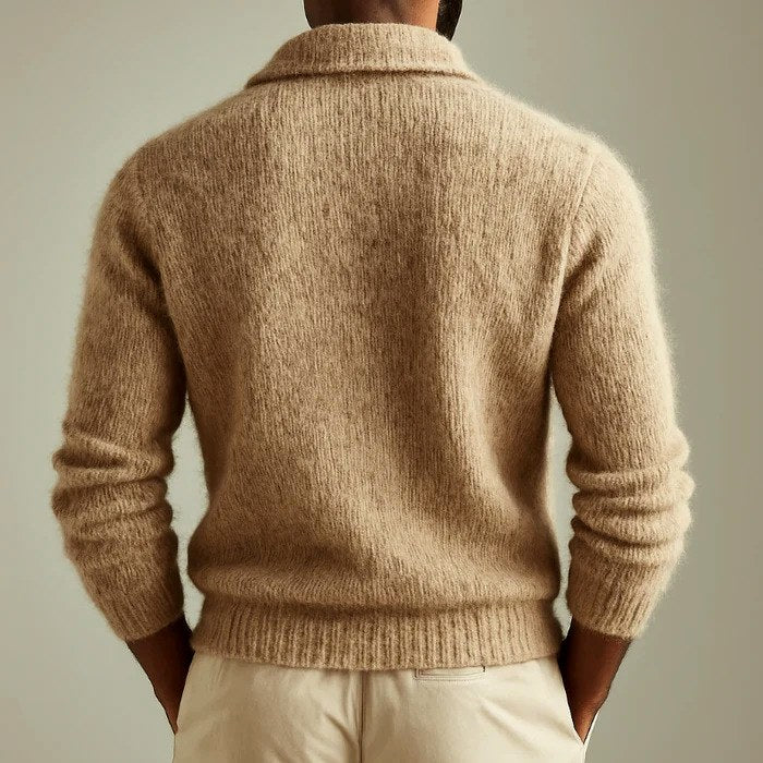 Campbell - Men's Brushed Knit Collared Cardigan 3