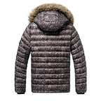 Camron - Men's Hooded Puffer Jacket with Faux Fur Trim 4