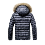 Camron - Men's Hooded Puffer Jacket with Faux Fur Trim 5