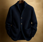 Carlos - Men's Ribbed Shawl Collar Cardigan 5